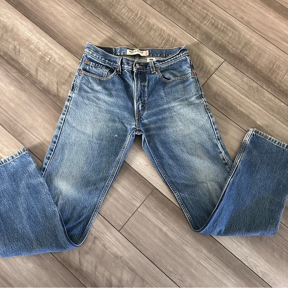 Levi's Denim - Vintage Levi’s 505 regular fit. dark blue extra long